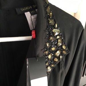 Tadashi Shoji Black Formal Dress Size 14Q,